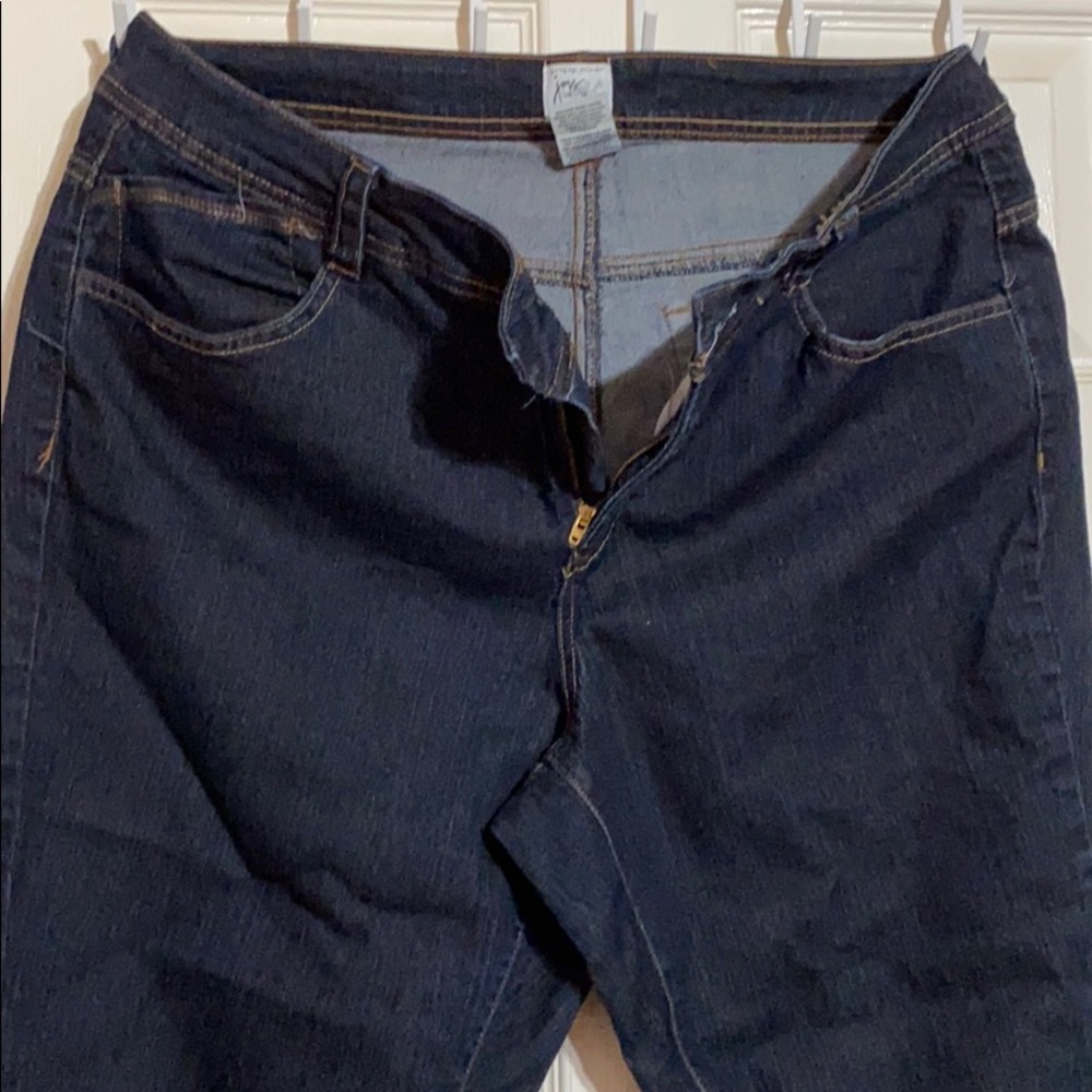 Just my size dark jeans.